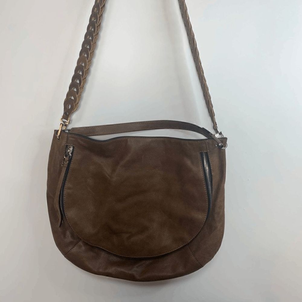 Gianni Chiarini Made in Italy Brown Leather Purse 17x14"